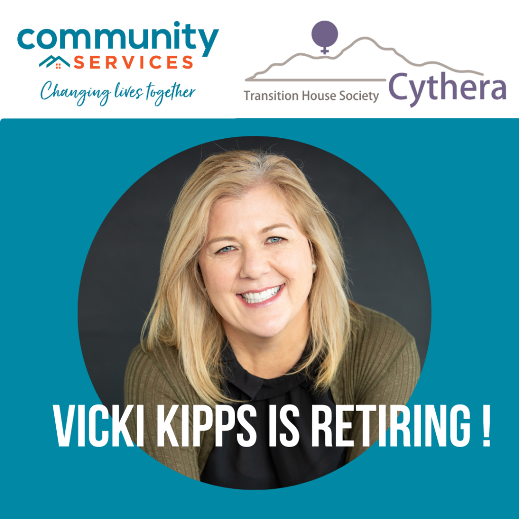 Vicki Kipps is retiring! Community Services Maple Ridge & Pitt Meadows